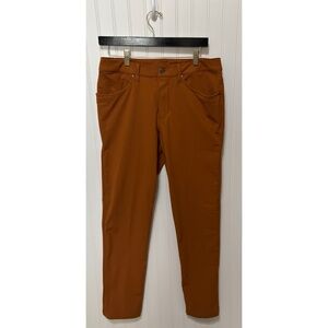 Lululemon ABC Classic Fit Pants Warpstreme Mens 31x32 Burnt Orange